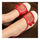 Old Beijing Cloth Embroidered Shoes Flax Slippers   red
