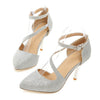 Plus Size Pointed Women High Heel Stiletto Thin Shoes Hollow  Summer