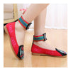 Old Beijing Cloth Embroidered Shoes Facial Makeup