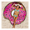 Chiffon Round Tassel Knitted Beach Towel Lantern Towel
