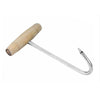 Roast Duck Wooden Handle Short Hook Thick Stainless Steel