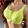 Shockproof sports bra running fitness wicking zip-front vest yoga aerobics bra
