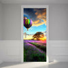 Door Sticker New 3D DIY PVC Waterproof  Door Wall Countryside qd001