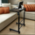 60x40cm laptop stand adjustable side table on wheels