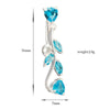 Body Puncture Ornament Leaf Navel Ring