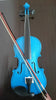 Student Acoustic Violin Size 3/4 Maple Spruce with Case Bow Rosin Teal Color