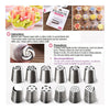 Stainless Steel Russian Pastry Nozzles , Russian flowers  FB51516