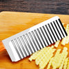 French fries wooden handle waves ripple sliced noodles potato slicer knife