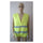 Traffic safety construction work reflective high-visibility vest survey Yellow