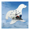 Creative Decoration DIY Quartz Seal Mirror Wall Clock