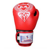 Boxing Gloves Adults Kids Free Combat Tournament Training Red Black
