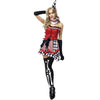 Spiel Uniform Damen Raffinesse Kostüm Clown Halloween Stage