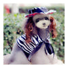 Dog Pet Clothes Cloak Wig Hat Suit   PF13 zebra print