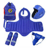 Free Combat & Boxing Protective Gear 5pcs Set with Bag blue S