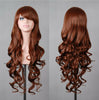 Women New Fashion Women Girl 80cm Wavy Curly Long Hair Full Cosplay Party Sexy
