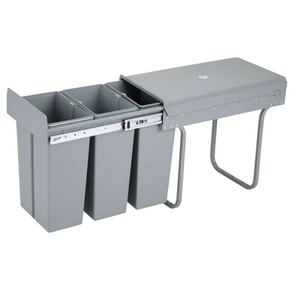 Cabine Draw Type Sorted Waste Bin 10Lx3 Multifunction