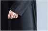 Mode Überdimensional Häkel Spitzen Rand Tunika Langes Kleid Schwarz oder Grün