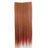 60cm Extension de Cheveux Pièce Dégradé Morceau Long Droit 55 Couleurs