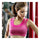 Breathable Letters Bra Shockproof Wireless Fitness Yoga Sports   red