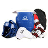 Taekwondo Thick Protective Gear 8pcs Set Adults Kids blue S