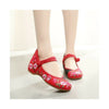 Peach Flower in Blossom Vintage Style Vintage Chinese Embroidered Shoes