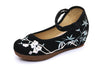 Femmes Chinois Broderie Ethnique Plat Élévateur Qipao Chaussures Habillées