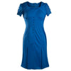 À la Mode Ol Fin One-Step Robe Jupe Bleu