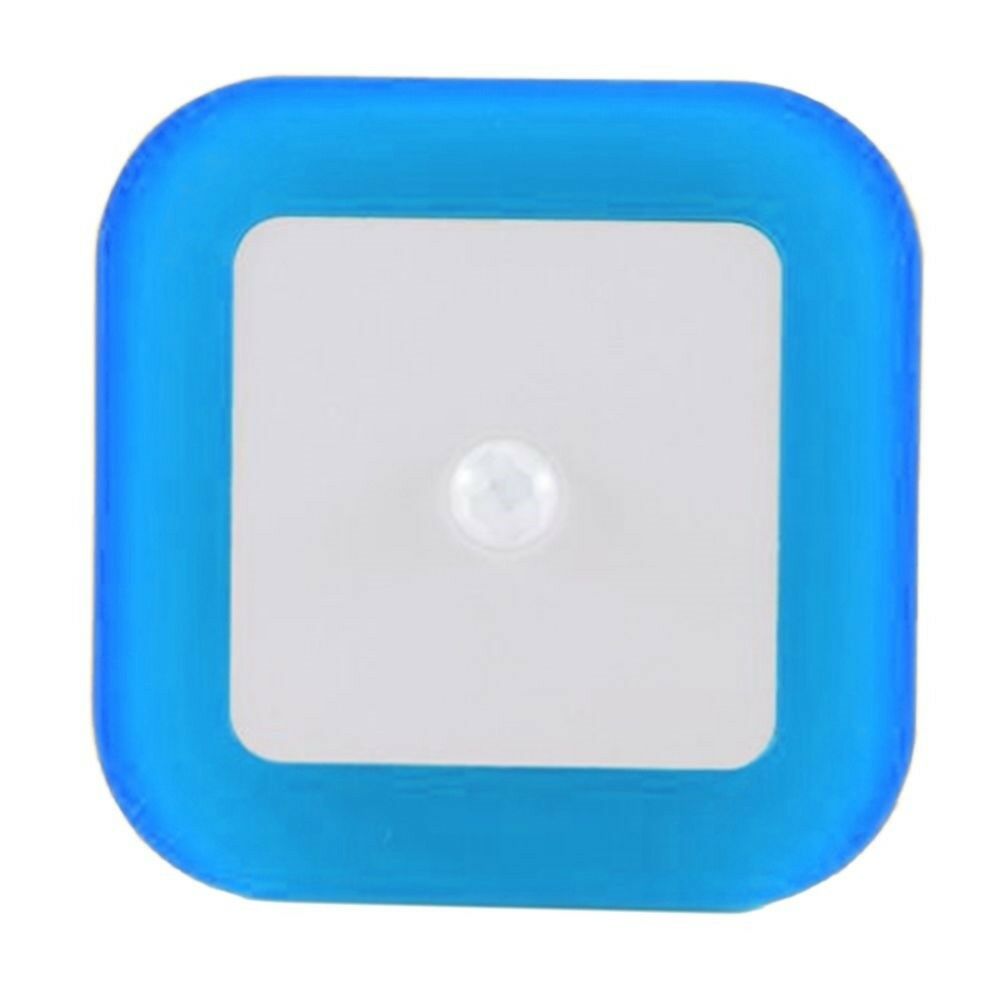 LED Body Induction Sensor Controlled Night Light ABS    Blue