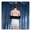 Sexy Uniform Underwear Tassel Dress Halloween   white