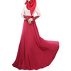 Musulmane Hétéroclite Manchette Lacets Robe Longue