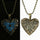 NecklaceHeart Shape Noctilucence Pendant Necklace