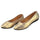 Plane Women Pointed Casual Flat Low-cut Shoes   golden
