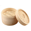 5.5inch Bamboo Basket Steamer Chinese Dim Sum Rice Pasta Cooker Set