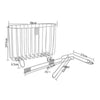Zeitschriftenständer Halter Toilettenrollenhalter Organizer