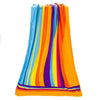 Creative Superfine Fiber Beach Towel    rainbow stripe