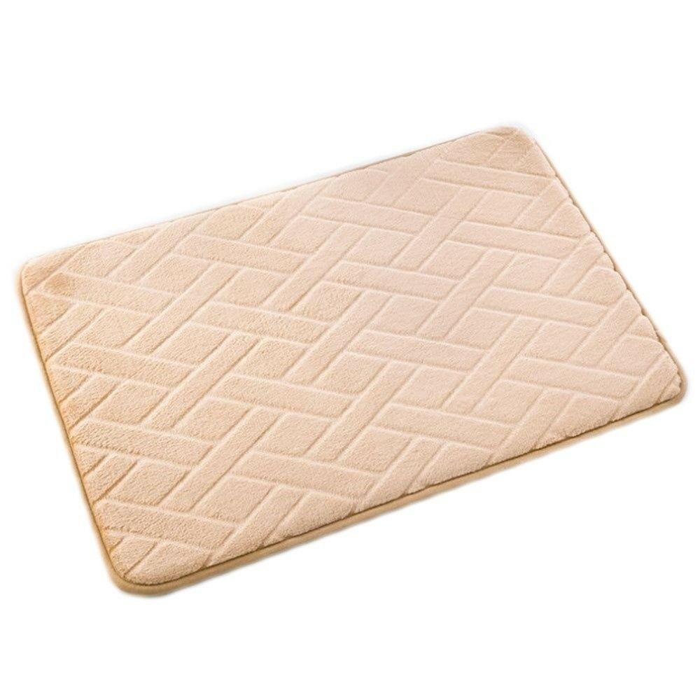 Low Resilience Non-slip Ground Mat Carpet   Prague khaki   40*60cm