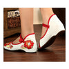 Small White Shoes Old Beijing Cloth Embroidered Shoes