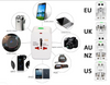 International AC Power Converter World Travel Wall Charger Adapter All in One