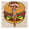 Chiffon Round Tassel Knitted Beach Towel Lantern Towel