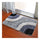Irregular Color Door Ground Non-slip Mat Carpet    grey irregular  60*90cm