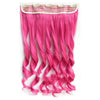 Colorful Straight Hair Wig 5 Clips Hairpiece