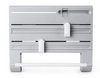 Multifunktion 6 in 1 Küche Papier Aufbewahrung Halter Aluminum Film Schneider