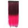 60cm extra thickness  Straight Gradient Ramp Five Cards  clips Hair Extension