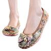 Women's Chic Mesh Breathable Cloth Shoes Soft Sole  loafer kaleidoscope flowers