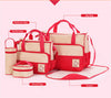 Hot 5pc Baby multifunction Changing Diaper Nappy Mummy Mother Handbag Bags