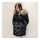 Loose Warm Woman Down Coat Slim Middle Long   black