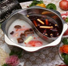 Dickes Edelstahl Sonne Two-Flavor Heiss Kanne Eight-Angle Heiss Kanne Suppe Herd
