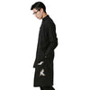 Chinesischer Stil Man Stoff Flax Mantel Jacke Platte Knopf
