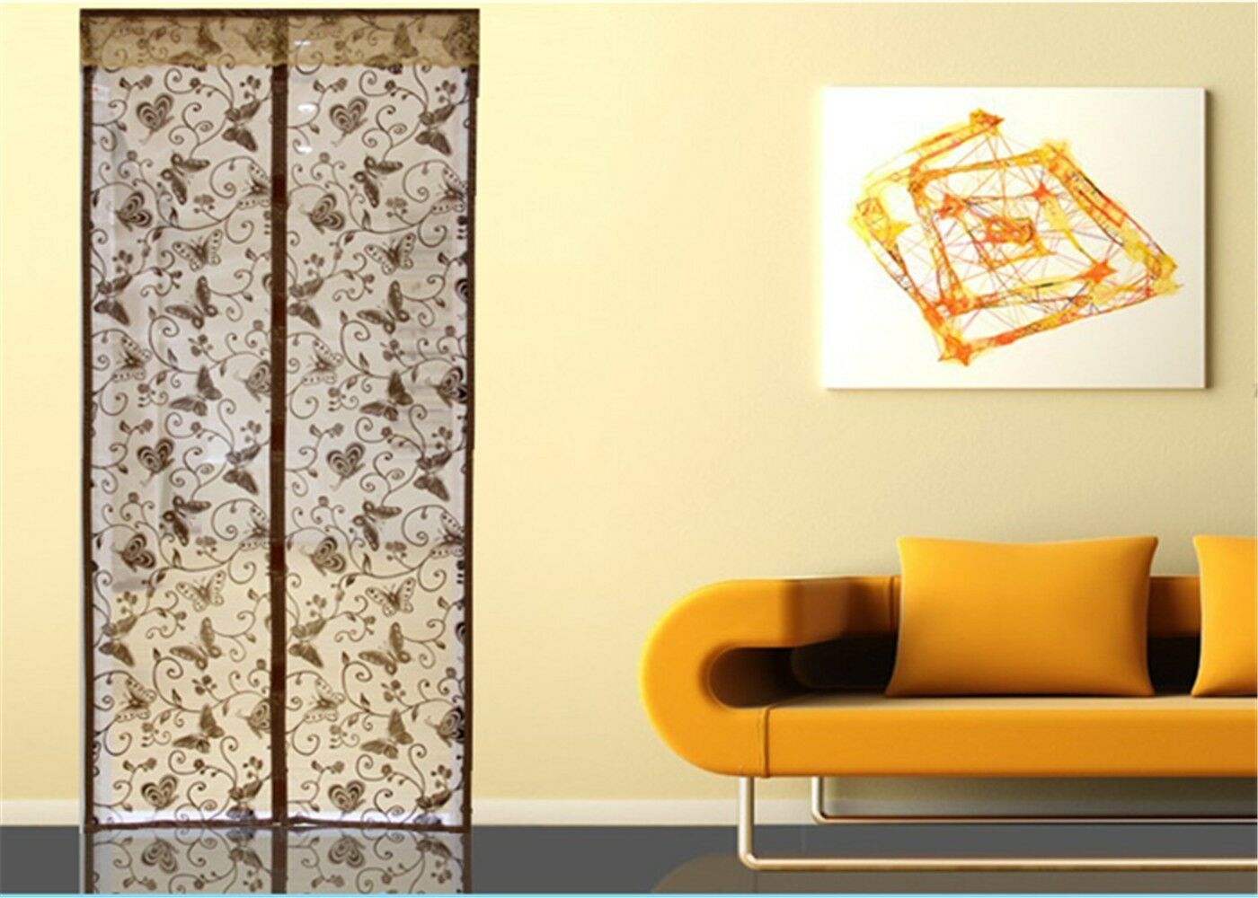 Promotional mosquito curtain magnetic soft screen door mosquito-free summer