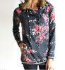 Brand New Womens'Blossom Charm Floral Casual Hoodie Sweatshirt Jumper Top